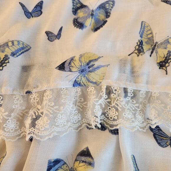 Disney Designer Colab Alice Through the Looking Glass Butterfly Dress Sz Large - Picture 7 of 10